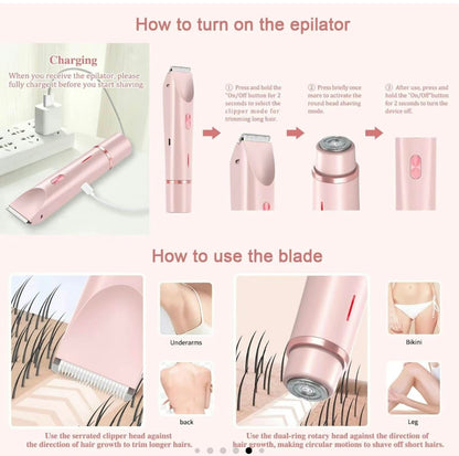 Glow Aura 2 In 1 Hair Remover