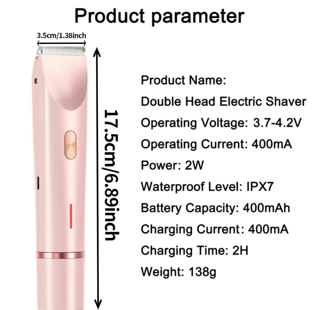 Glow Aura 2 In 1 Hair Remover